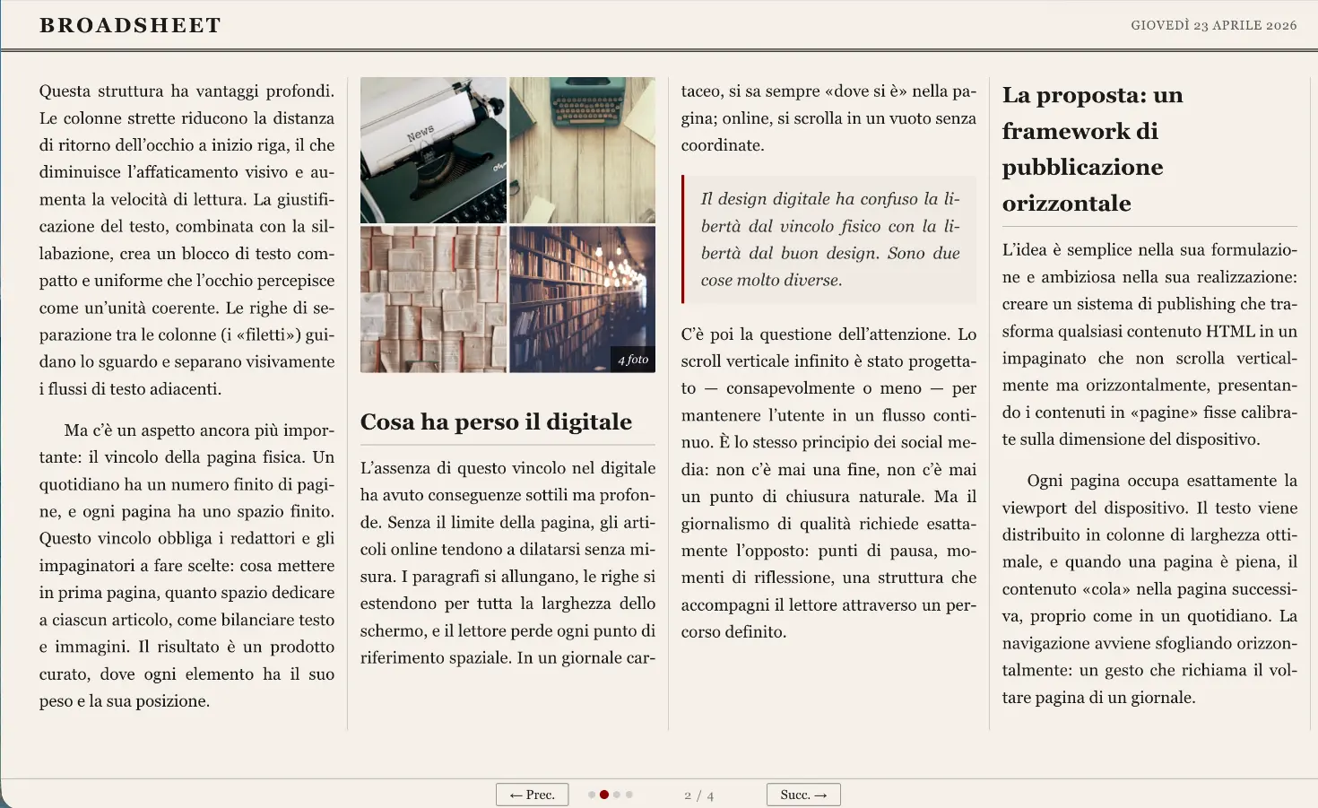 Manutius Framework